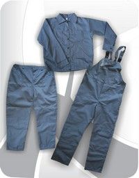 Egyszer� ipari munkaruha, munkaruh&aacute;zat